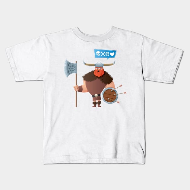 Viking Kids T-Shirt by Malchev